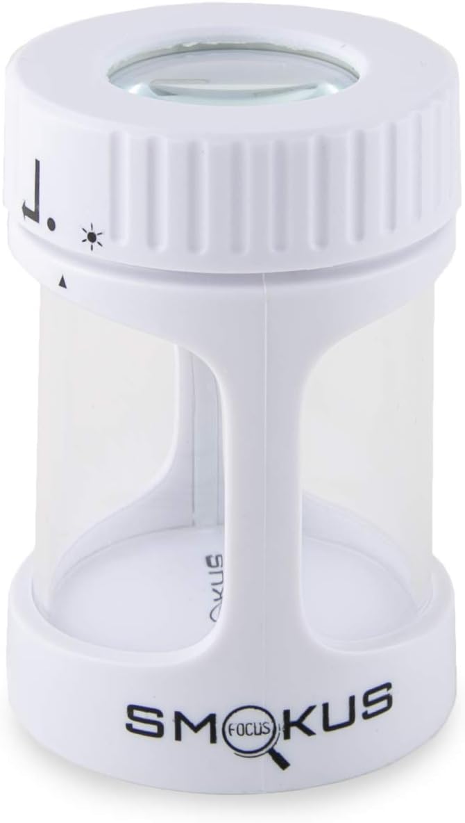 smokus focus stash jar white smokus focus stash jar white