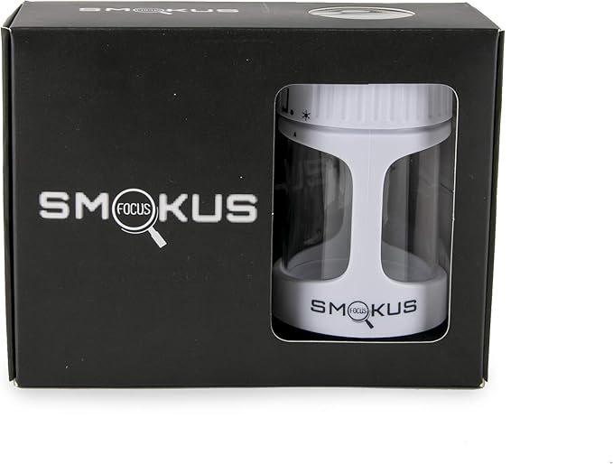 smokus focus stash jar white smokus focus stash jar white