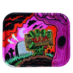 raw bandeja metal zombie 34x28 cm