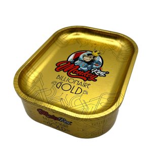 bandeja metal & caja 18x14 cm billionair monkey ki