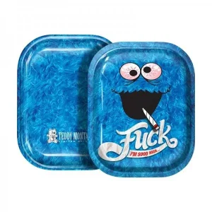 bandeja metal & caja 18x14 cm. monster