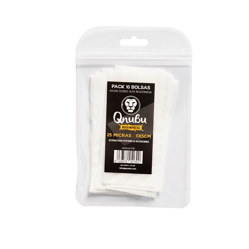 bolsa qnubu rosin press 11x5 cm. 10 u. 70 micras bolsa qnubu rosin press 11x5 cm. 10 u. 70 micras