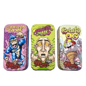 caja metal monkey king genetics 11.5x6x2 cm