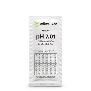 calibrador milwaukee ph7 sobre 20 ml.