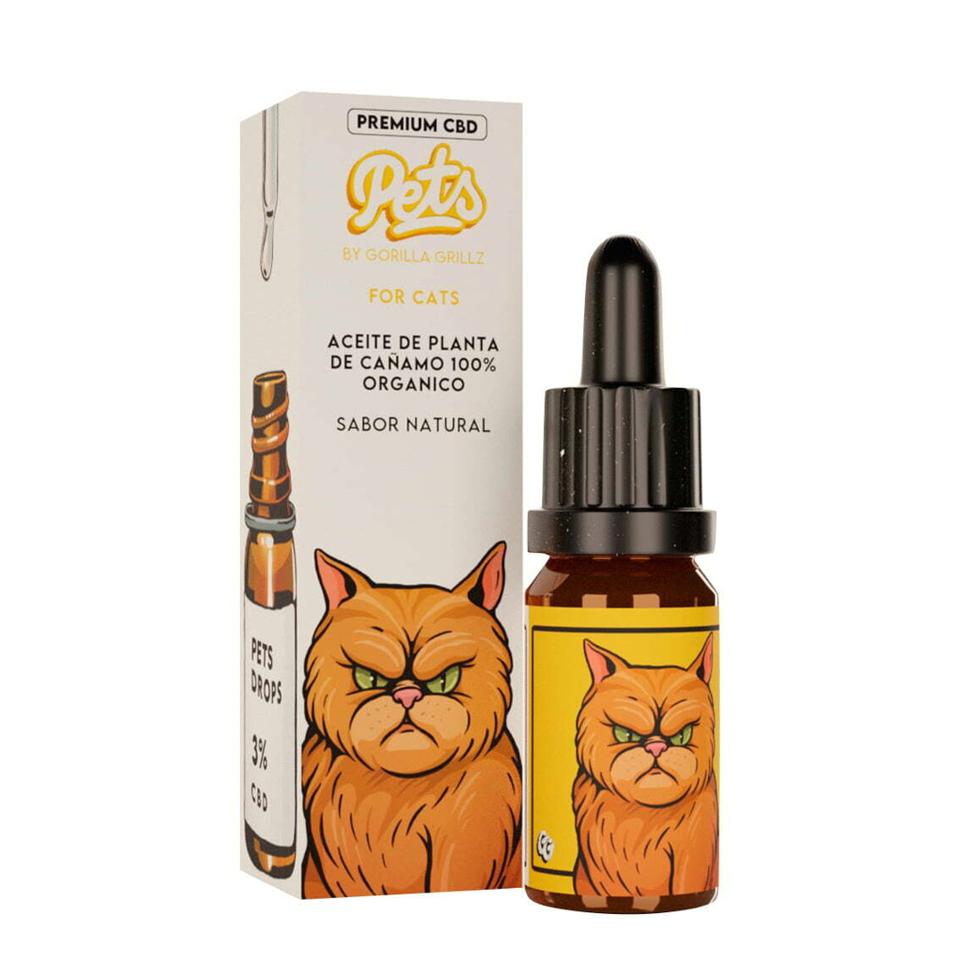 gorilla grillz oil cbd cats natural 3% 10 ml gorilla grillz oil cbd cats natural 3% 10 ml