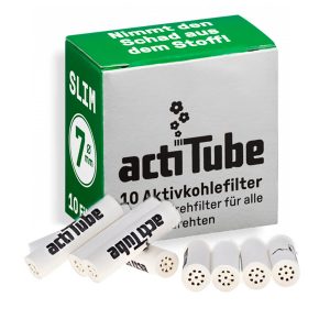 filtros acti tube slim 7 mm. 10 ud