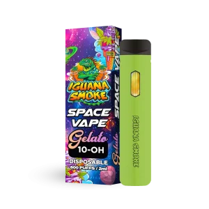 iguana smoke vaper 10 oh 90% space gelato 2ml