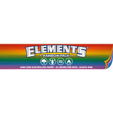 elements rainbow king size slim box/50