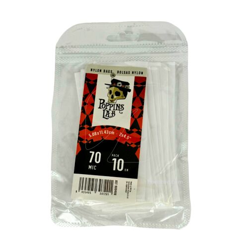 Poppins Lab Bolsa de Nylon 70 Micras 5x11 cm Poppins Lab Bolsa de Nylon 70 Micras 5x11 cm