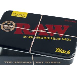 raw caja metal black xl