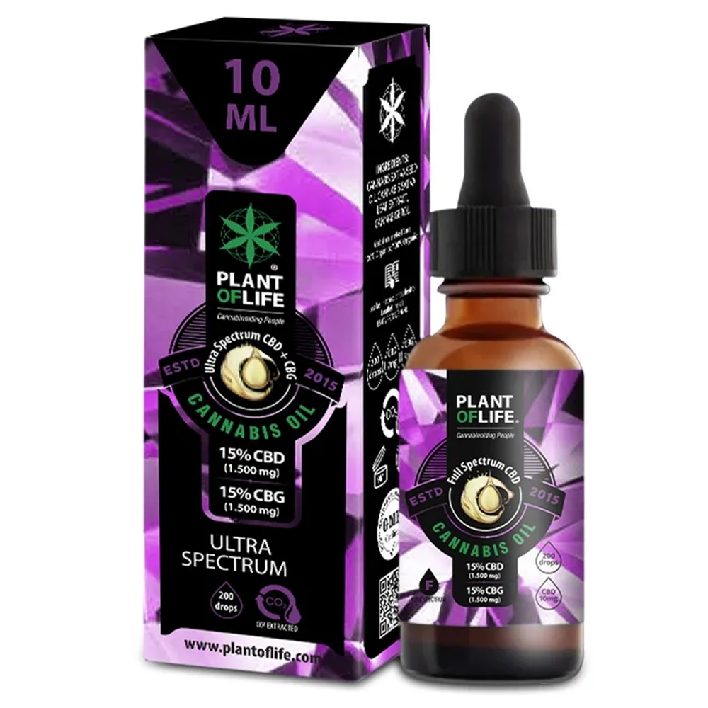 plant of life aceite 15% cbd 15% cbg 10ml plant of life aceite 15% cbd 15% cbg 10ml