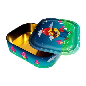 bandeja metal & caja mini bros 18x14 cm.