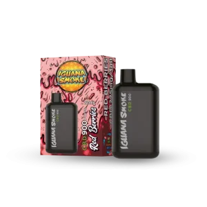 iguana smoke vaper pocket red berries 3 ml