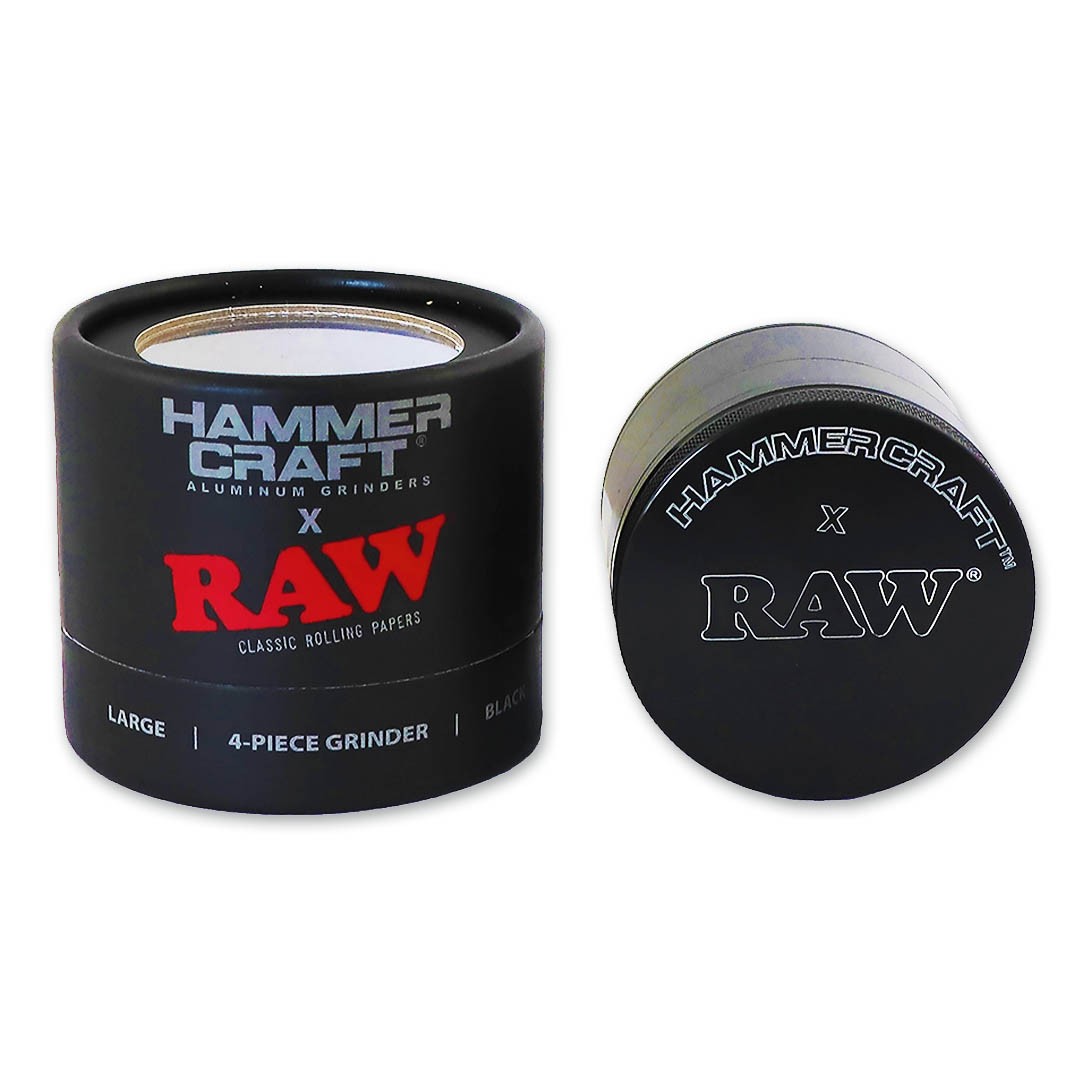 raw grinder hammercraft 4 partes negro raw grinder hammercraft 4 partes negro