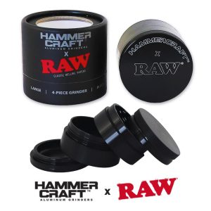 raw grinder hammercraft 4 partes negro