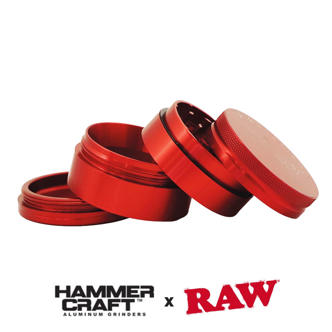raw grinder hammercraft 4 partes rojo raw grinder hammercraft 4 partes rojo