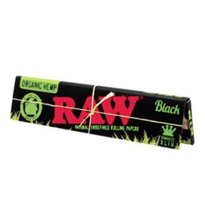 raw papel black organic ks slim