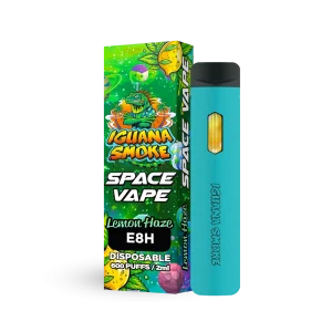 iguana smoke vaper e8h 90% space lemon haze 2ml