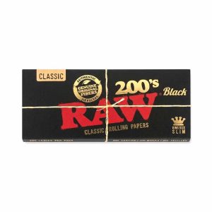 raw papel black 200 ks