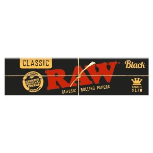raw papel black ks slim