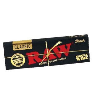 raw papel black single wide
