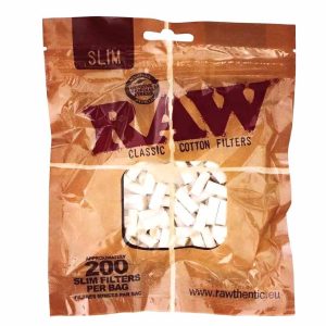 raw filtros algodón slim 200 (bolsa)