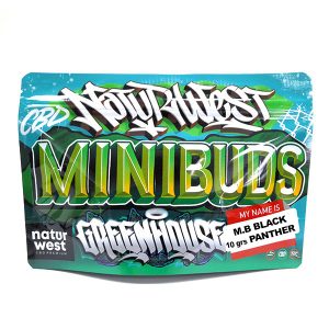 cañamo cbd naturwest mini buds black panther 10 gr